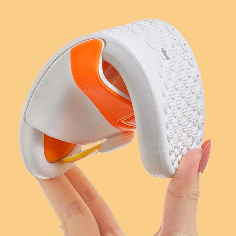 Niedliche Cartoon-Hausschuhe für Kinder im Sommer, Jungen und Mädchen, geschmacksneutral, rutschfest, für den Innenbereich, weicher Boden, rutschfeste Hausschuhe