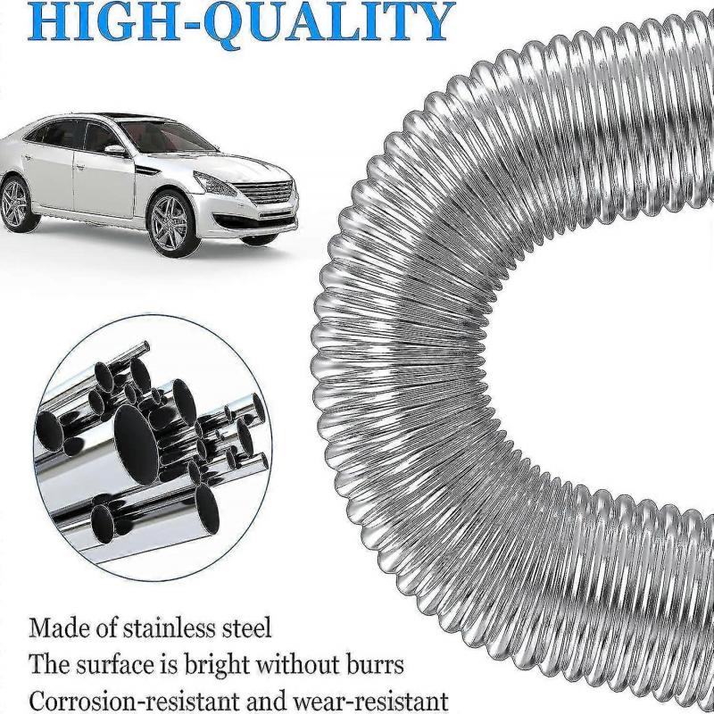 Stainless Steel Diesel Heater Exhaust Pipe for Parking Heater, Air Heater, Car Heater, High Temp Corrosion Resistant Exhaust Tube
