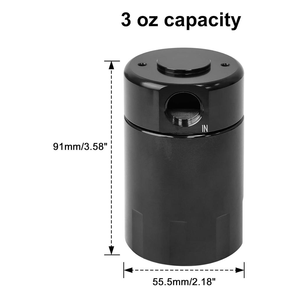 Auto Accessory Air Oil Separator Oil Catch Can for 2011-2023 2017-2023 2018-2021 Oil Separator