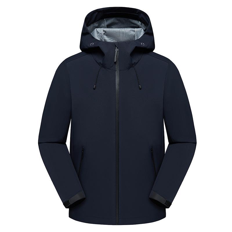 Unisex Spring Windproof Hooded Mountaineering Jacket with Custom Logo