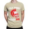 Old Punks Never Die Funny Punk Rocker Graphic 100 Cotton TShirt Old Punks Never Die Tops Tees For Unisex