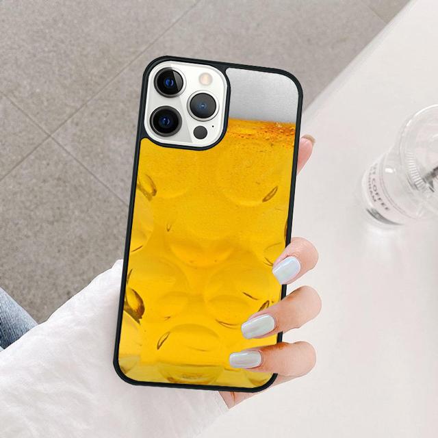 A Glass of Alcohol Beer Phone Case Cover For iPhone 17 Air 15 16 14 13 12 Pro Max 11 Pro Max Plus Coque Shell