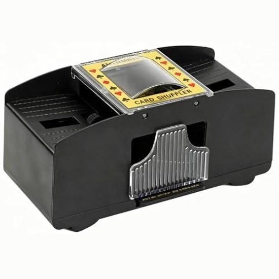Automatic Card Shuffle Machine Playing Cards Uno Texas Holdem Game Home Games (1-2 Decks) (A)