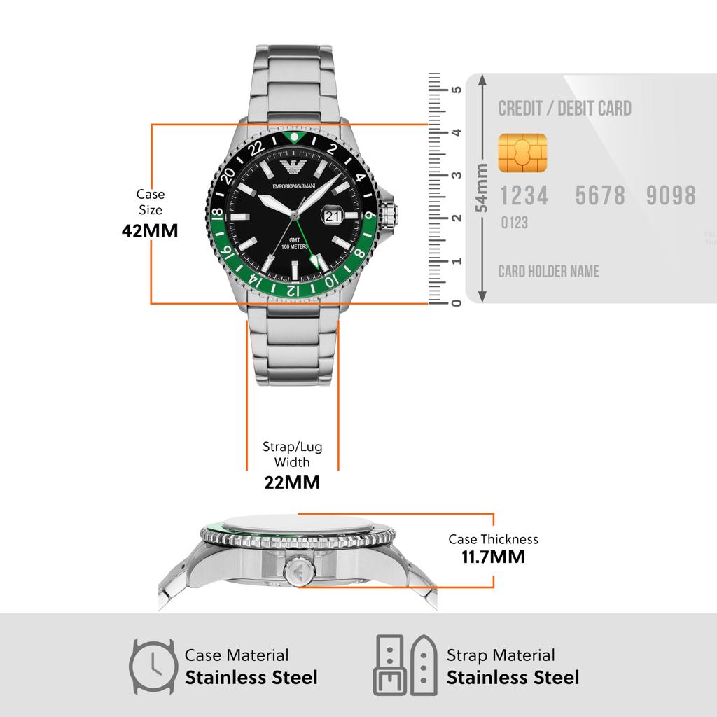 Uhr WORLD EXPLORER AR11589 Silber [Emporio Armani] Herren