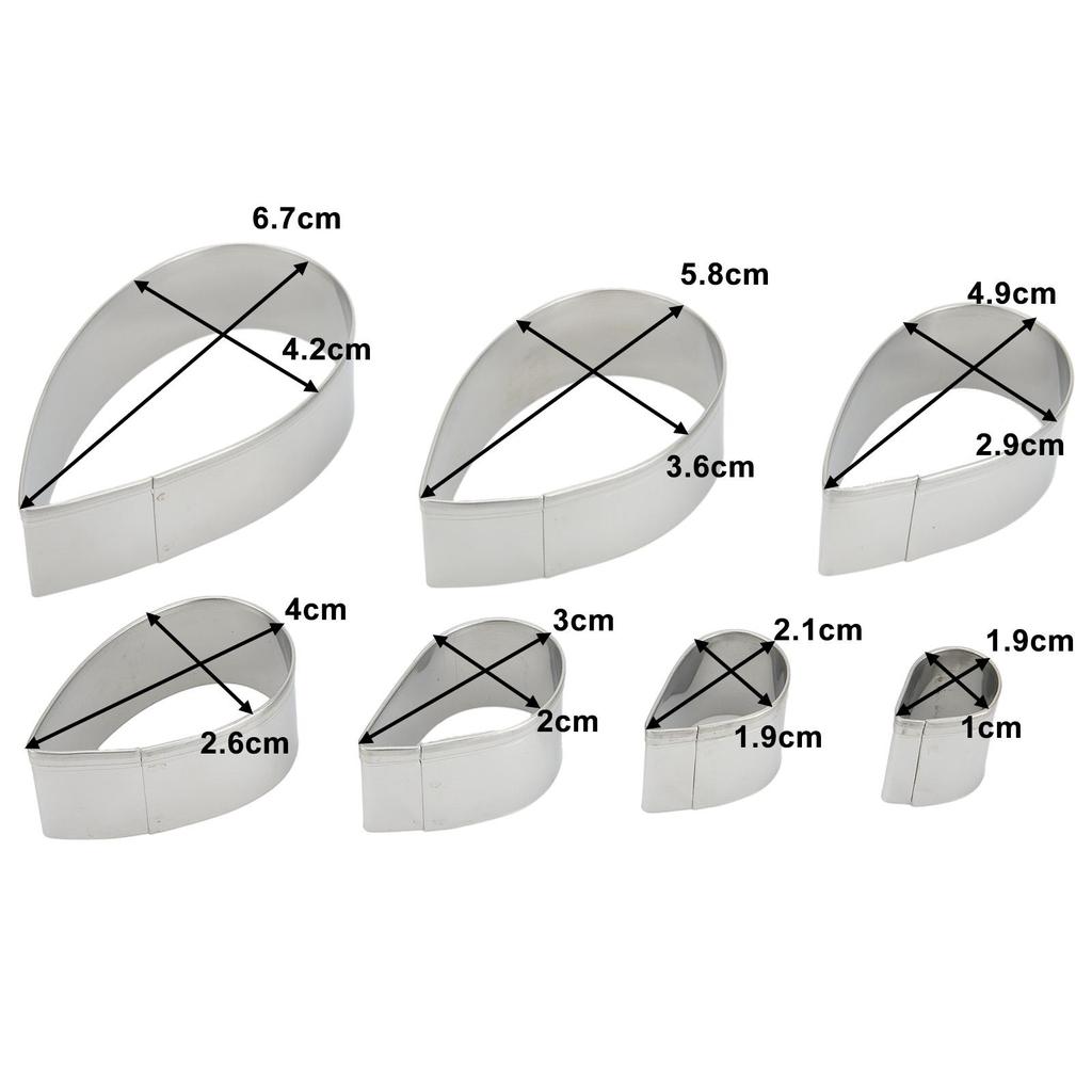 Rose Petal Cutter Cookie Cutter Pink Leaf Fondant Molds Sugar Craft