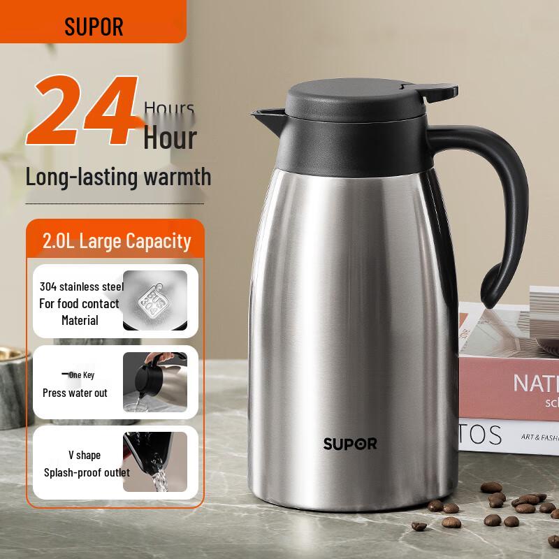 SUPOR 304 SS Vacuum Insulated Thermos Pot