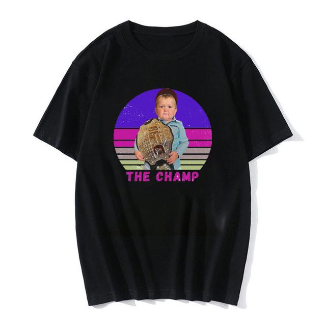 Funny Team Hasbulla Smile Classic T Shirt Russia Hasbulla Fighting Meme Retro Men Clothing Casual Soft Summer Top Asian Size