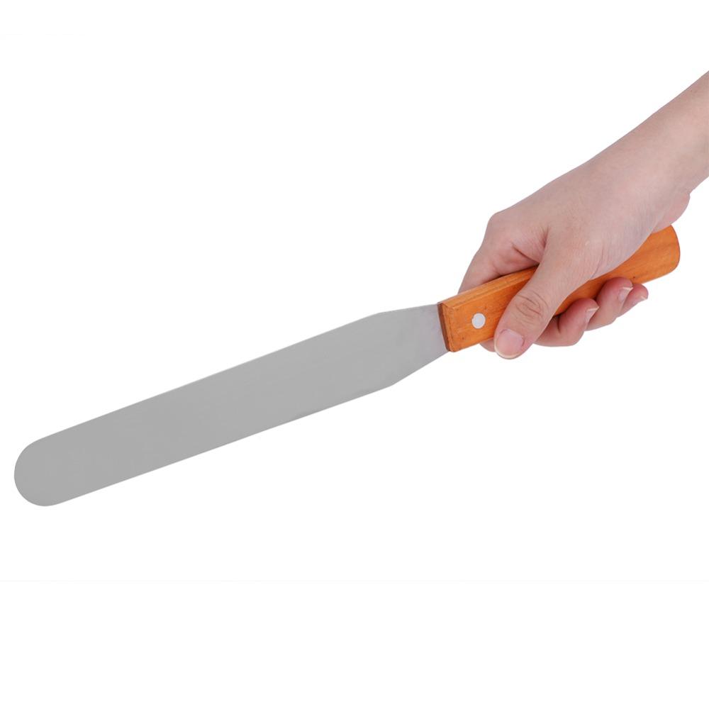 Straight Blade Cake Icing Spatula Stainless Steel Bread Cream Scraper  Baking Pastry