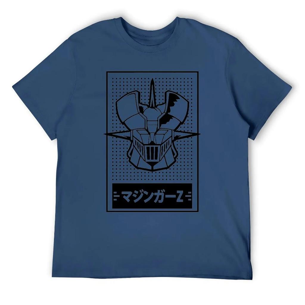 Mazinger Z Bust Essential For Sale T-shirts Casual Graphic T-shirt Crewneck Sports Geek Aactivity Competition USA Size