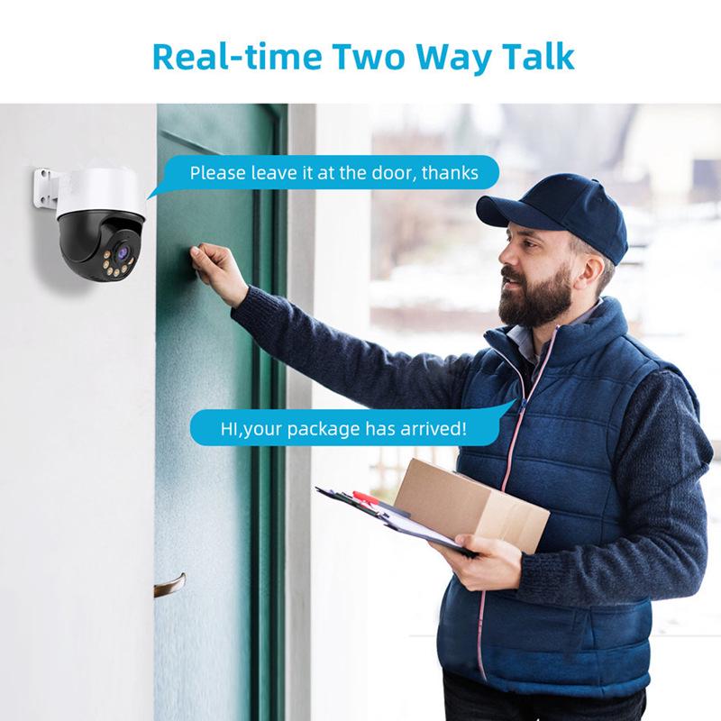 Acarte 4MP PoE PTZ Camera CCTV Kit