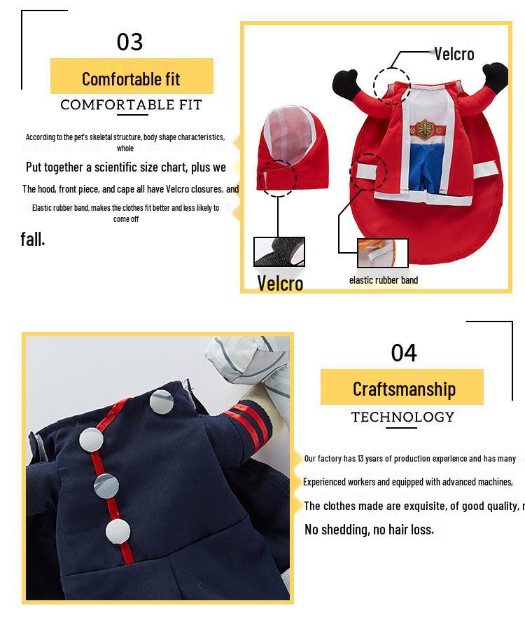 Christmas Pet Costume: Bat, Pirate, Clown, Delivery Outfit for Dogs