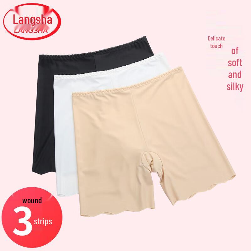 

Langsha Женские защитные шорты из ледяного шелка, предотвращающие натирание, 3 шт. One Size