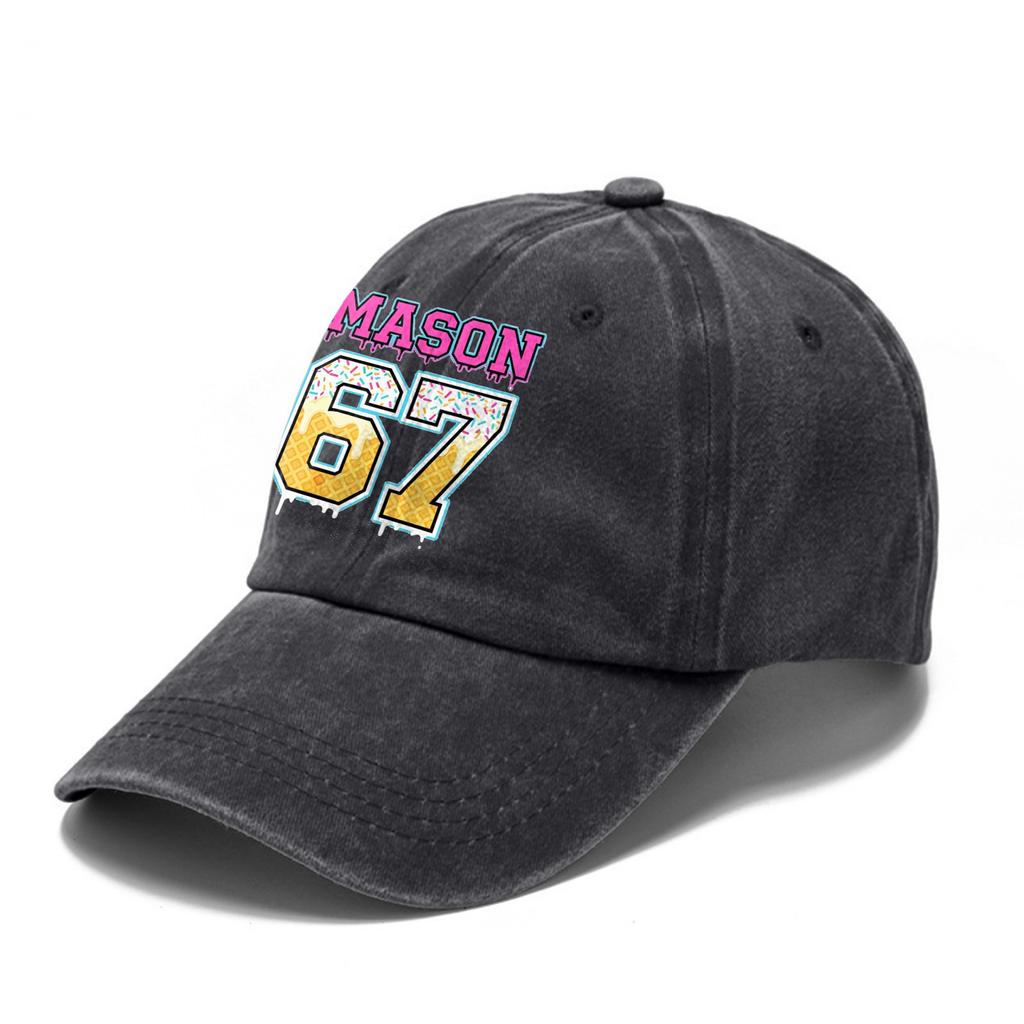 Fashionable Print Men's And Women's Adjustable Baseball Caps