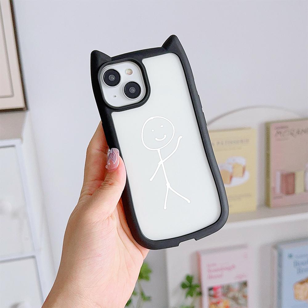 Мягкие чехлы для телефонов с кошачьими ушками для iPhone 16 15 13 12 11 Pro Max 14 Plus — фото 16