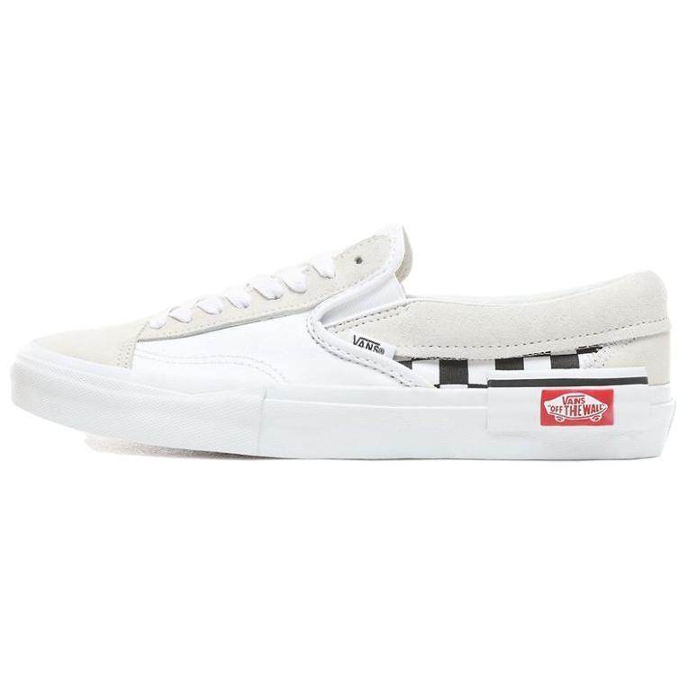 Vans Slip-On CAP White Black Checkerboard Men s VN0A3WM527I EU 35