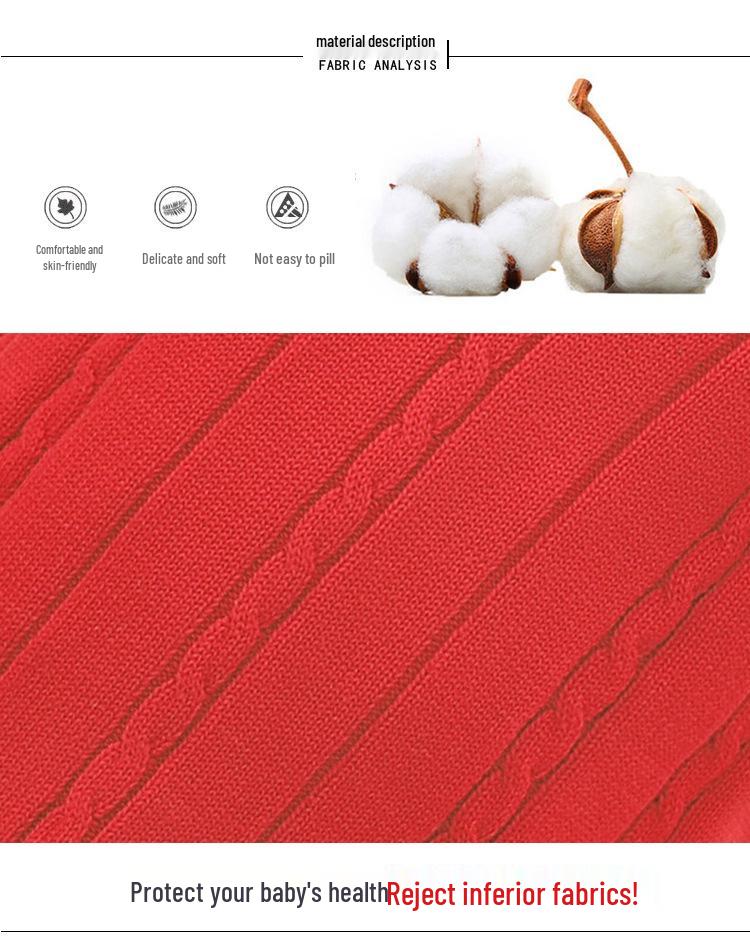 Kids' Cotton Knitted Sweater Vest for Boys & Girls - Autumn/Winter School Uniform