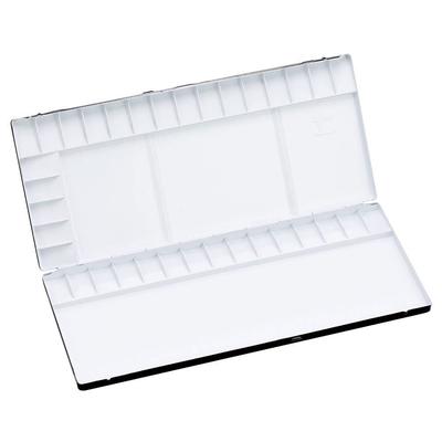 Palette d'aquarelle en aluminium Holbein N°. 200, 35 Compartiments, 210145