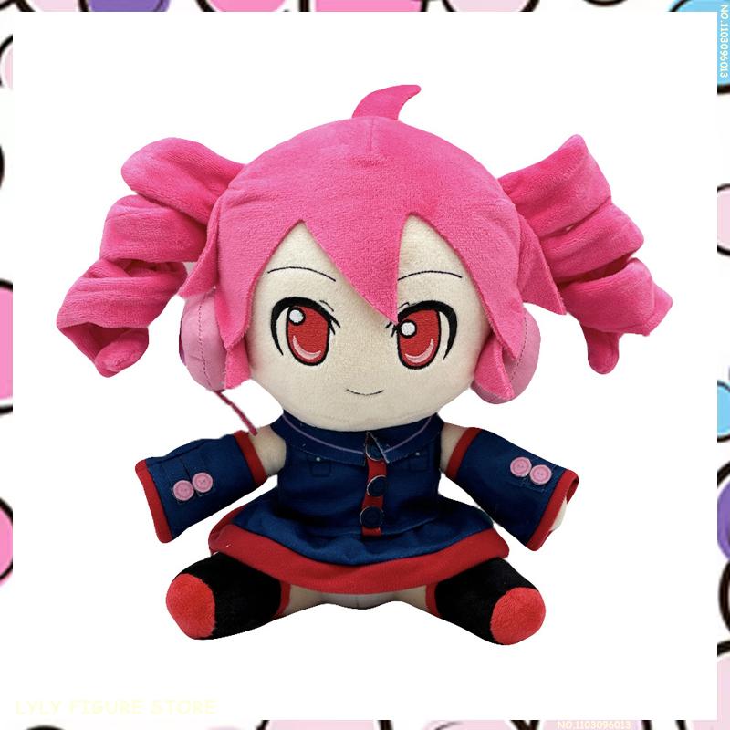 New Kasane Teto Plush With Sleeves Kawaii 22CM Girls Anime Plushie Delicate Pretty Girl Peluches Collection Deoration Gifts