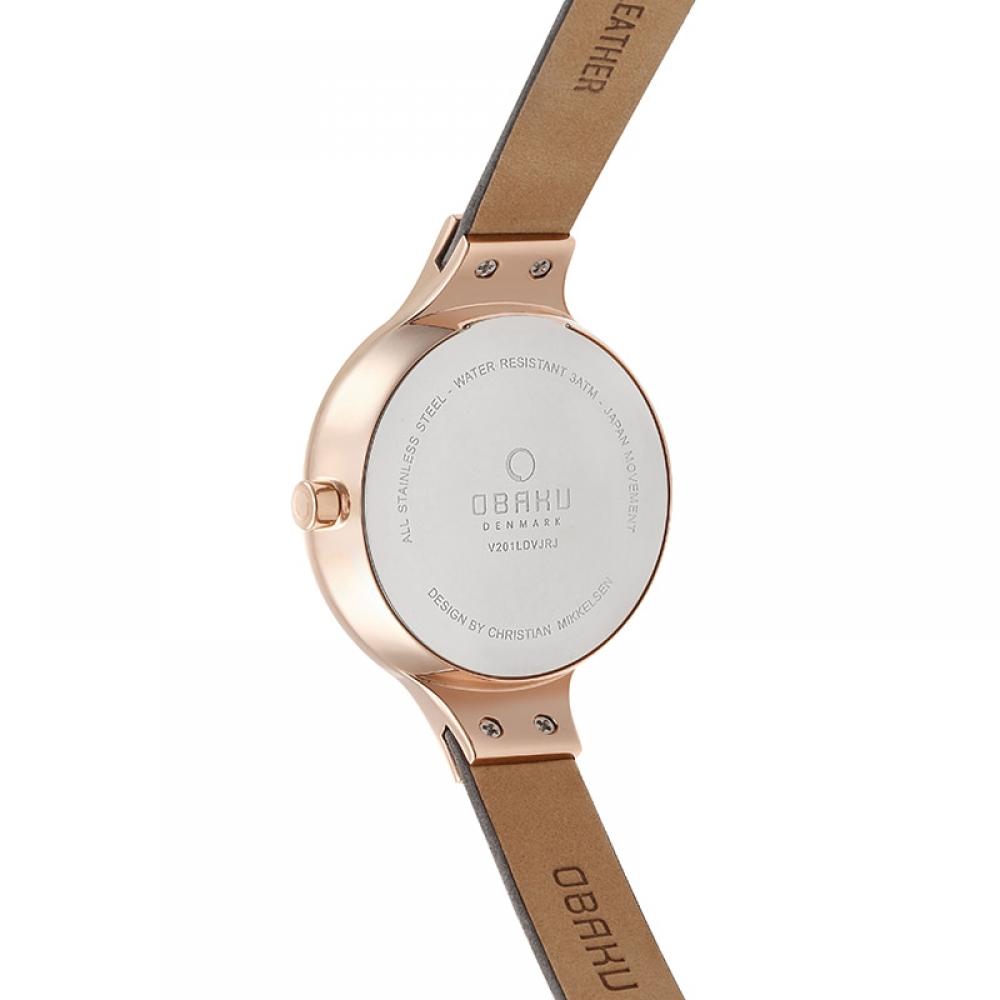  Officially Imported Genuine  Obaku V201ldvjrj Eng Women S Leather Watch