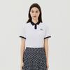MARTINE GOLF Dtp Collar Half Polo Shirts_White