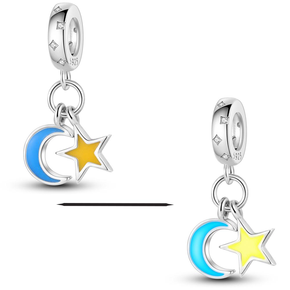 Copper Charms Beads Butterfly Clover Pendant Dangle Fit Original Necklace Bracelet Gift Women Party Diy