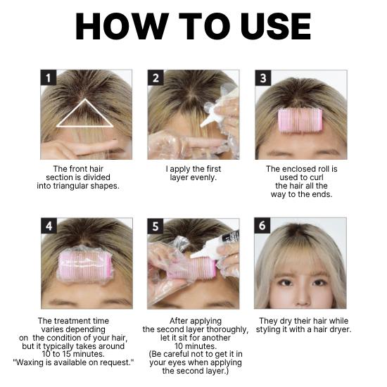 CP-1 Bangs Self Perm Kit for Normal Hair 35ml – Easy At-Home Styling Care