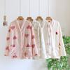 Women's Long Sleeve Flannel Pajama Cardigan - Thick, Warm, and Loose Fit for Autumn/Winter, Also Suitable for Outdoor Wear In Spring