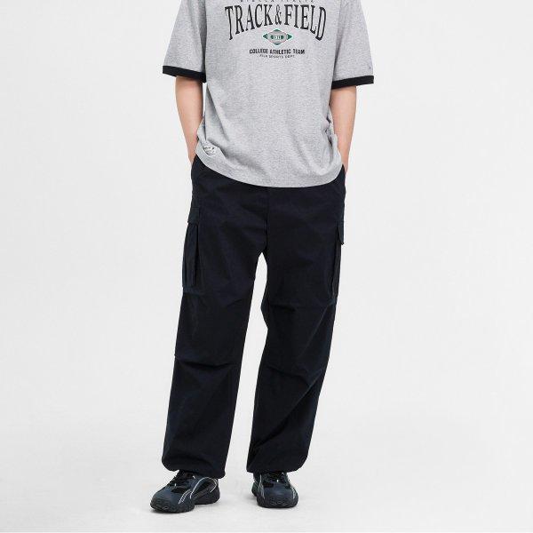 Fila Men S Stretch Woven Wide Cargo pantS BLACK/75
