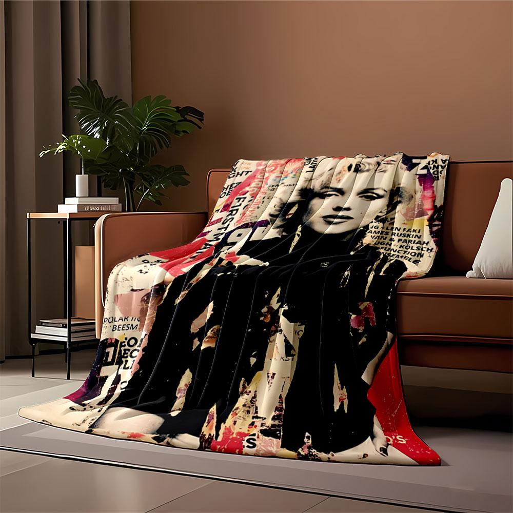 Retro Pop Art Style Blanket for all seasons blanket lunch break throw gift