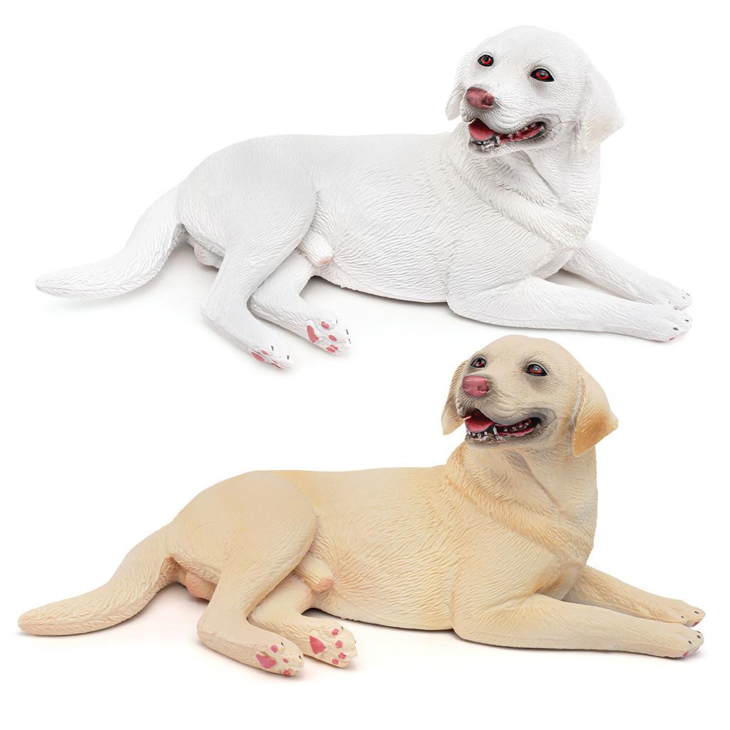 Kids Animal Figurine Gold Retriever Pvc Collectible Toy For Home Or School Decor
