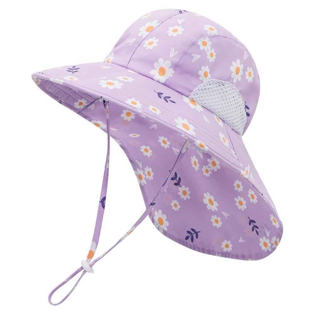 

Cartoon Dinosaur Children Fisherman Hat Rainbow Folding Girls Sun Hat Spring Style 1