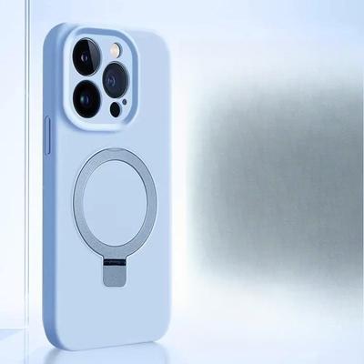 Liquid Silicone Rubber Is Suitable for IPhone15 Wireless Magnetization, Phone Case, and Apple 14Pro Pivot Stand Protective Cover
