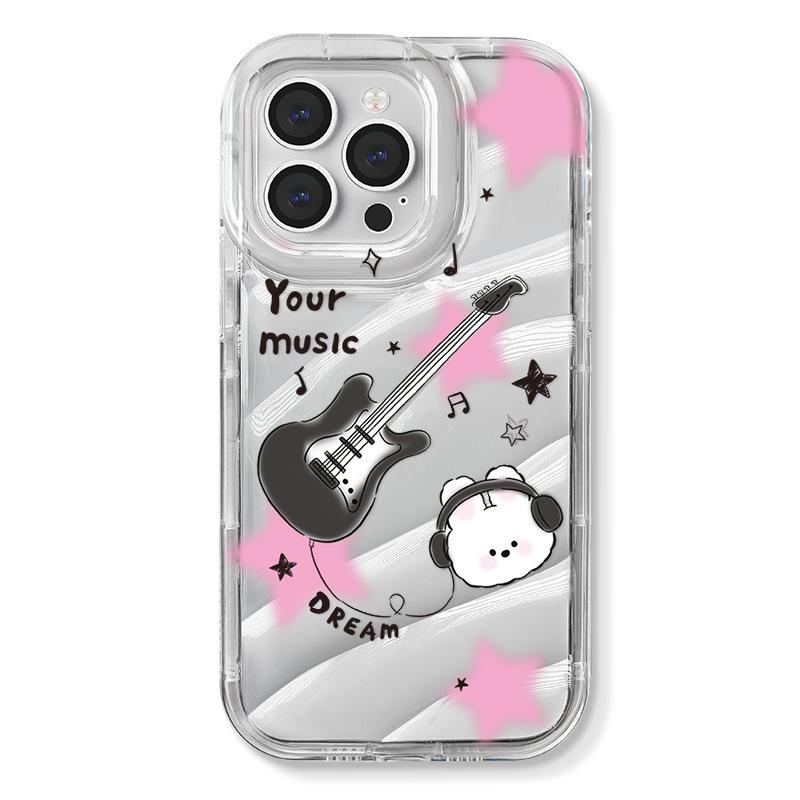 

Zhitai Милый Фантом Мягкий Чехол-накладка для iPhone 11/13/14/15Pro, XS с браслетом iPhone 16 Pro Max