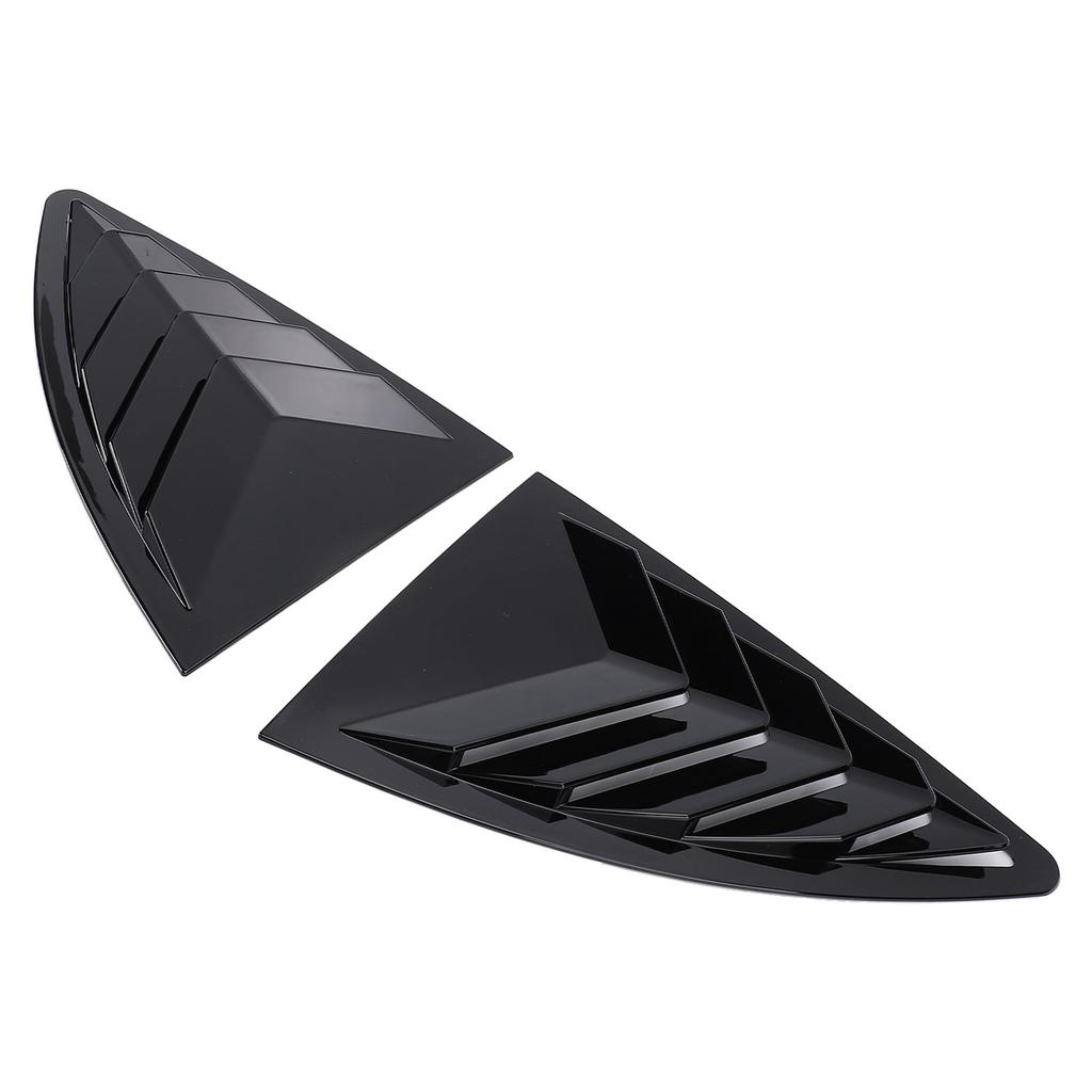 P of Rear Side Window Louver Vent Left Right Window Shutter Cover Trim Replacement for 6 2013-2020