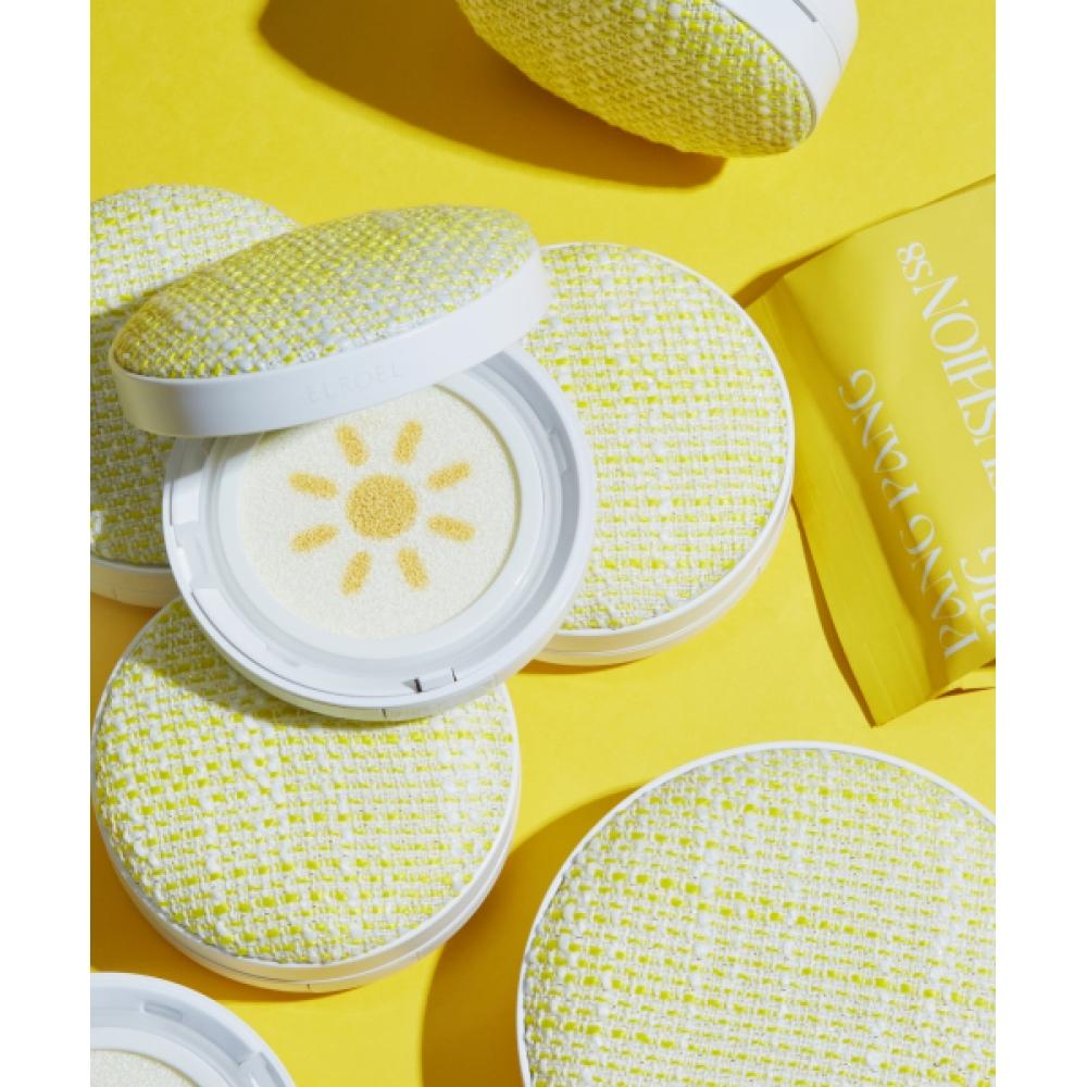 

Elroel Sun Cushion S8 Yk Edition 25g Tweed Set Main+refill+extra Puff NONE