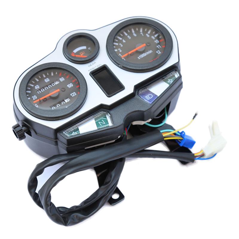 Motorcycle Tachometer Speedometer for Haojue Suzuki Haojin Dayang Qingqi Qjmotor EN125 EN150 HJ125 1/2 Cables Speed Meter Clock