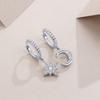 S925 Tremella Ring Moissanite New Long Earrings Jewelry