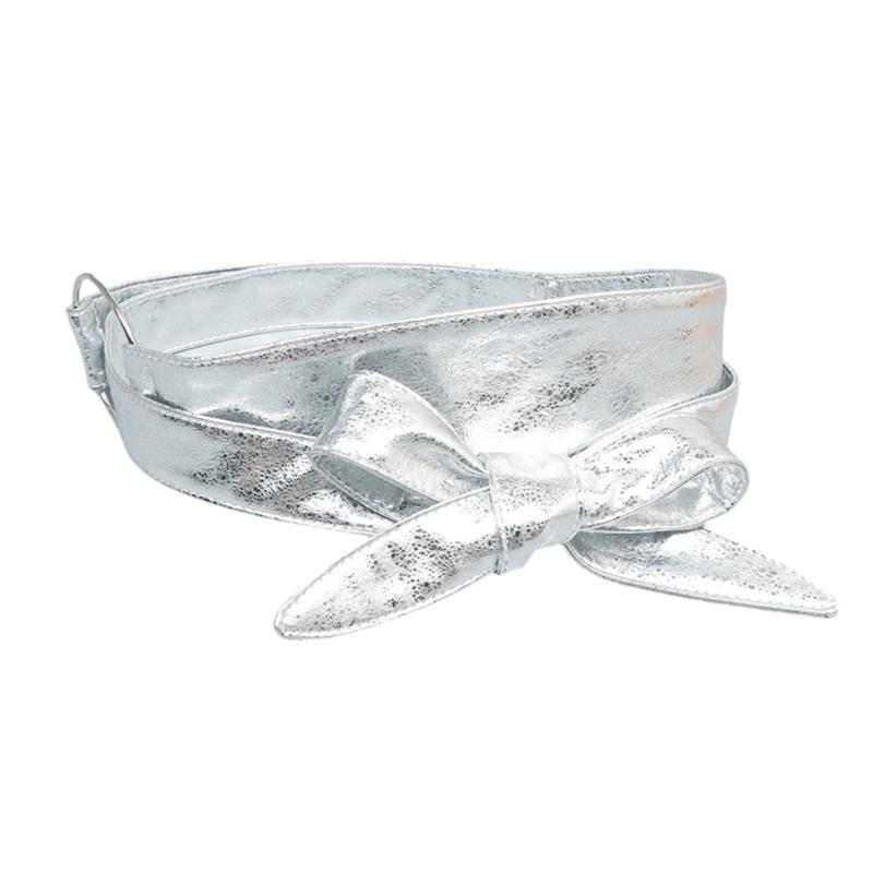 

Широкий Женский Пояс-Корсет Модный Эластичный Корсет Для Платьев Джинсов Офисной Одежды Регулируемые Пряжки серебряный