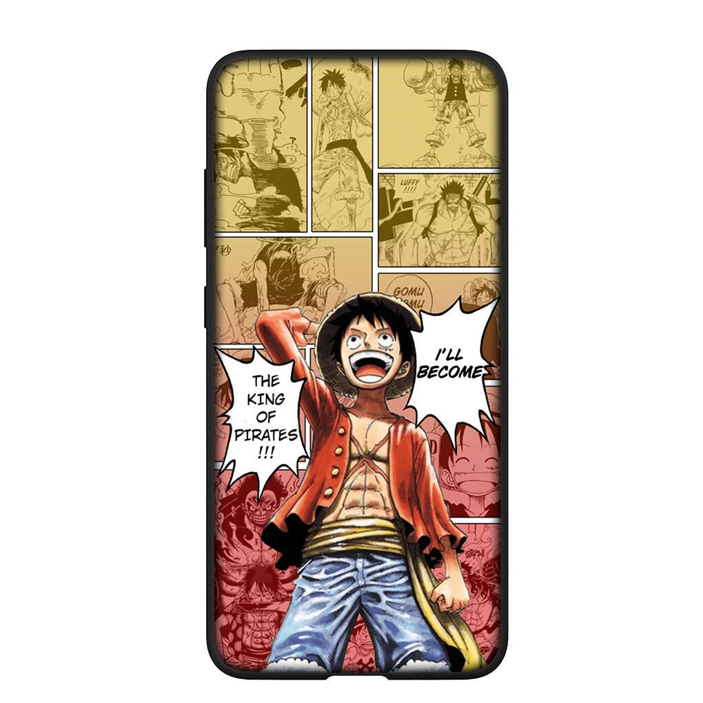 Phone Case for Samsung Galaxy S25 S23 S24 Ultra FE Plus A05 A06 A15 A16 A36 A37 A35 A34 A54 A52 A55 A56 A57 A25 A26 A53 A17 Luffy One Piece Ace Cover