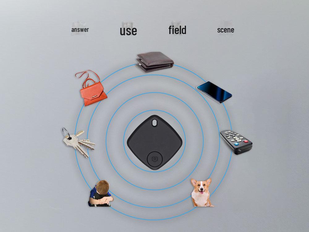 Tuya Smart: Apple & Android-compatible Bluetooth tracker for two-way search, anti-theft, and anti-loss.