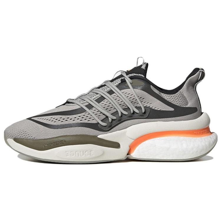adidas Alphaboost V1 Shoes Metal Grey / Screaming Orange Men s HP2763 EU 40⅔