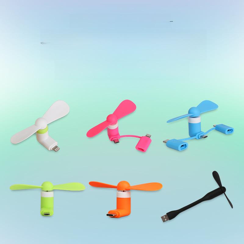 

Creative Mini Handheld USB Fan for Android, Type-C, and Apple Devices Black