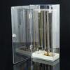 Support de Rangement Rotatif Transparent pour Bijoux pour Colliers et Bracelets - Présentoir Anti-Poussière