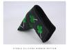 Four-Leaf Clover Golf Putter Cover - Thick Plush L-Shaped Club Protector