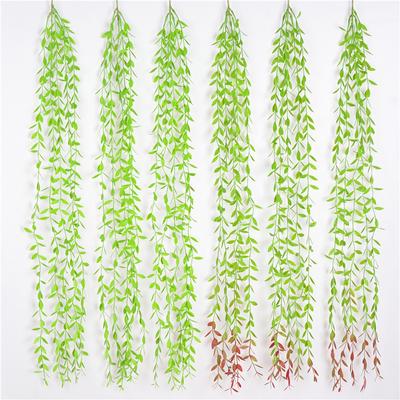 Weide Künstlicher Rattan Fake Plants Plastik Hängender Garten Simulation