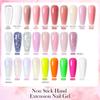 BORN PRETTY Nail Extension Gel Non-Sticky Hand-Moldable Scuplting Gel for Nail Art Clear Slip Gel 30ml
