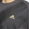 Adidas Logo Letter Print Round Neck Loose Breathable Short Sleeve T-Shirt Men T-Shirts Dark-Gray JF0784