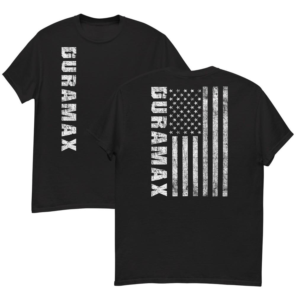 Duramax Shirt, Mens Diesel Truck Shirt, Chevy GMC T-Shirt American Flag Design Unisex T-Shirt XXXL