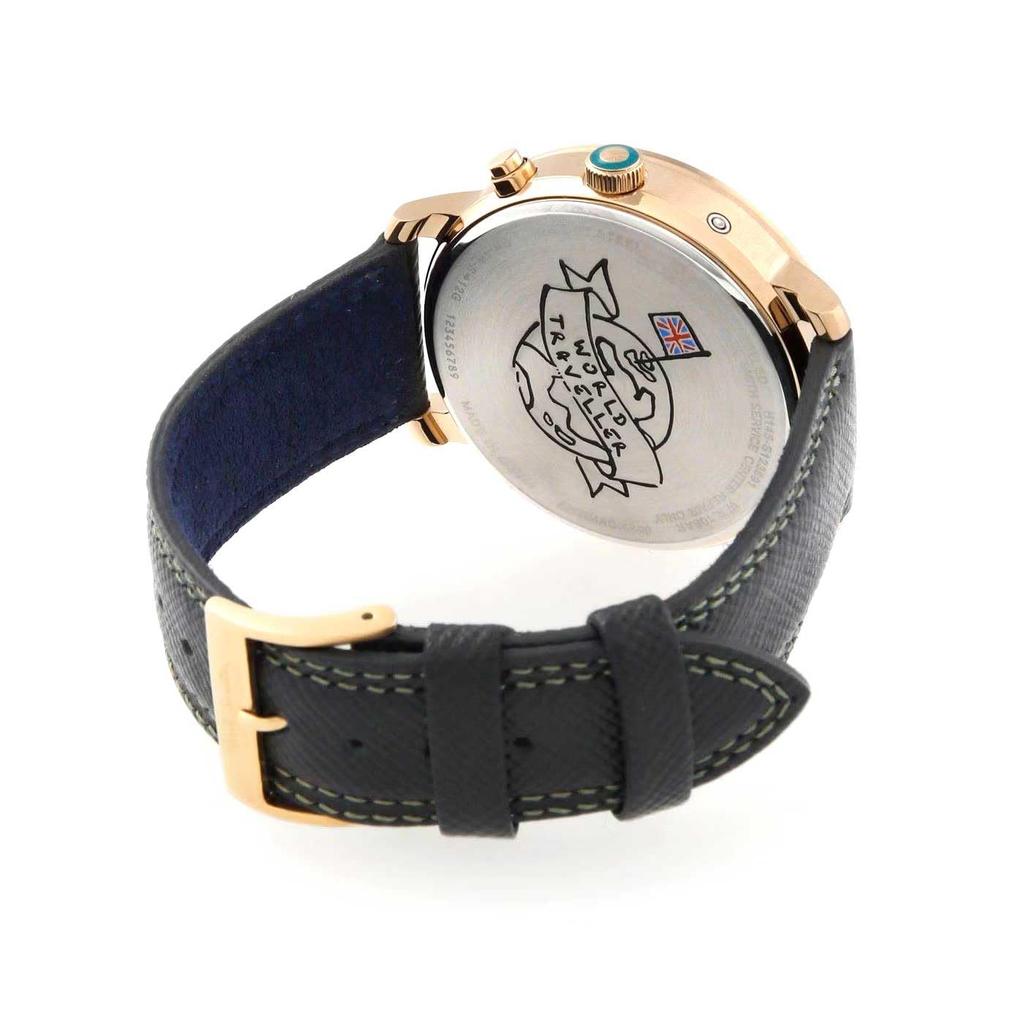 Paul Smith Watch World Traveler Radio Controlled Solar Powered Black GMT Men's KL5-326-50