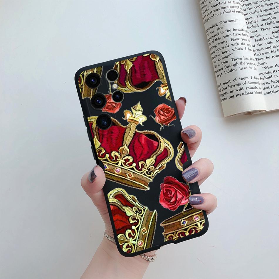 For Samsung Galaxy S24 Ultra Case S24 Plus Sunflower Girl Painted Soft Silicone Phone Case For Samsung S24 Ultra S 24 S24+ Shell